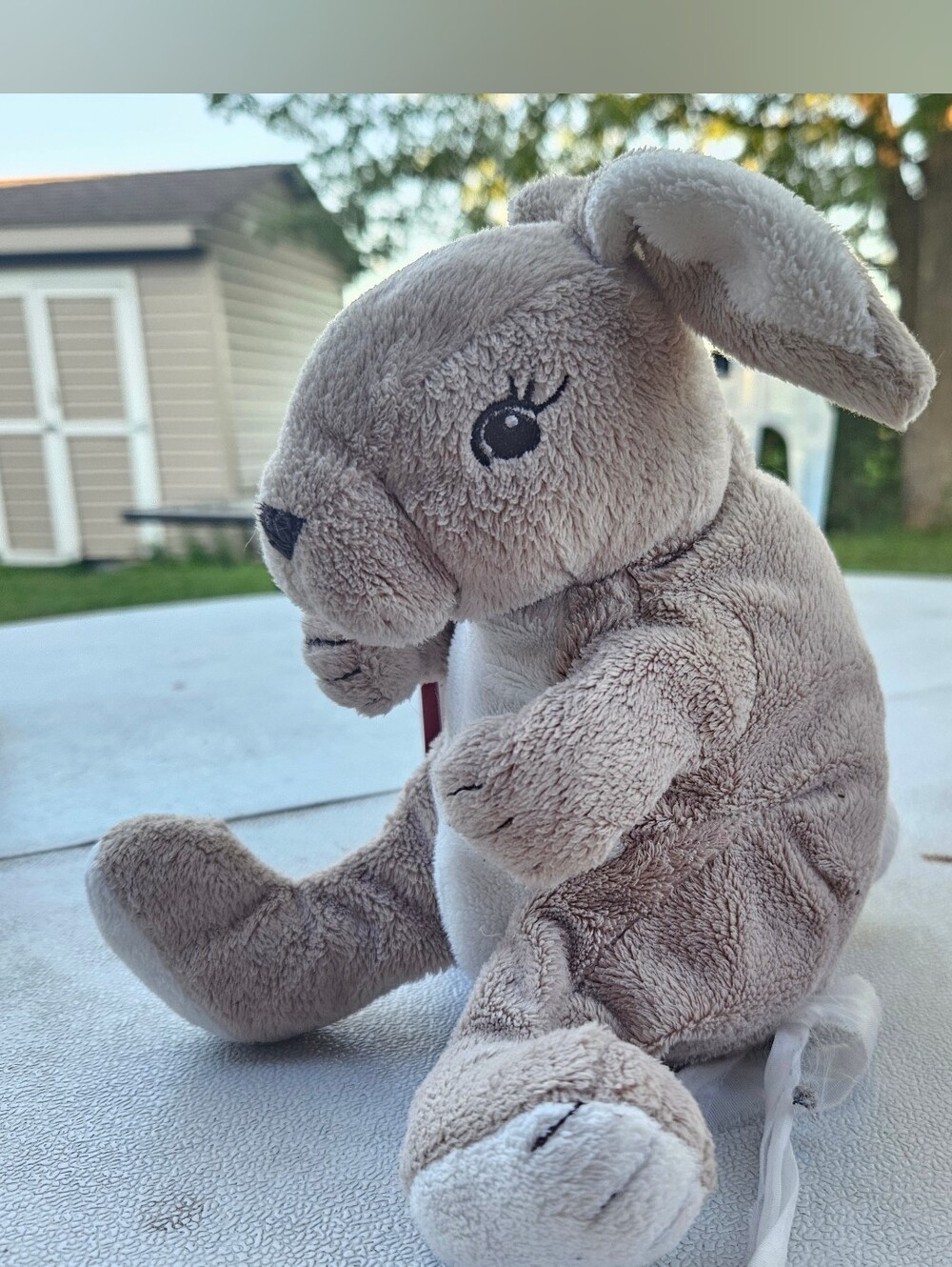 IKEA Bunny Rabbit Plush Gosig Kanin Sewn Eyes Lovey Stuffed Animal 7"